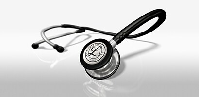 A 3M™ Littmann® Classic III™ Stethoscope on a white background
