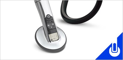 3M Littmann Electronic Stethoscope Model 3200 on a white background.
